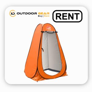 Orange Dress Changing Tent for Rent in Bangalore