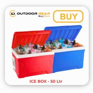 Buy 50 Ltr Ice Box for Travelling in Red and Blue Color Options