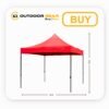 Buy Waterproof Red Canopy Tent 10 x 10 ft for Outdoor in Bangalore