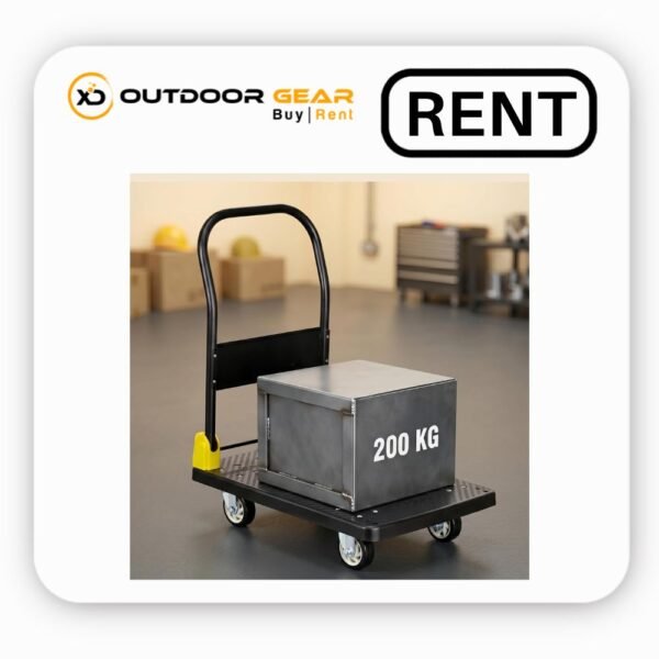 200 Kg Capacity Steel Foldable Platform Trolley for rent in Bangalore 200 Kg Capacity Steel Foldable Platform Trolley for rent in Bangalore