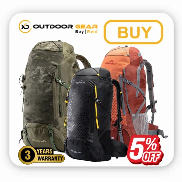 Buy Tripole 46L Air Trekking Rucksack with Laptop Sleeve in Bangalore Buy Tripole 46L Air Trekking Rucksack with Laptop Sleeve in Bangalore