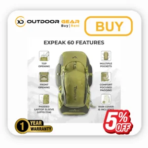 Buy Tripole Expeak 60L Rucksack Bag in Bangalore - Stock Flying Fast!