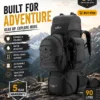 Internal aluminum frame and hard fiber board inside the Tripole Colonel Pro backpack. Internal aluminum frame and hard fiber board inside the Tripole Colonel Pro backpack.