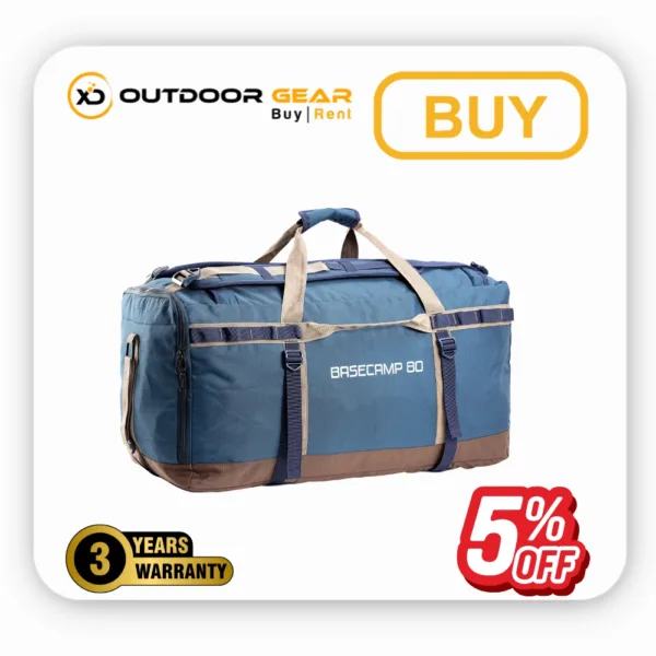 Tripole Basecamp Duffel Bag for Long Travel and Hiking _ Defense Grade _ Water Repellent - 80 liters (4) Tripole Basecamp Duffel Bag for Long Travel and Hiking _ Defense Grade _ Water Repellent - 80 liters