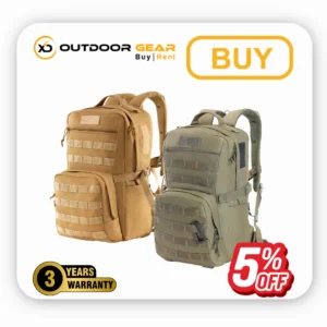 Tripole Captain 25 Litres Tactical Laptop Backpack with MOLLE Webbing and Carabiner in Bangalore