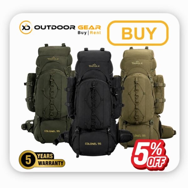 Tripole Colonel Metal Frame Rucksack 95L in Bangalore