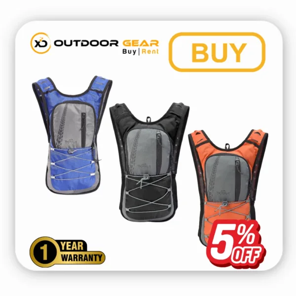 Tripole hydration backpack 2 litres for cycling on Bangalore roads Tripole hydration backpack 2 litres for cycling on Bangalore roads