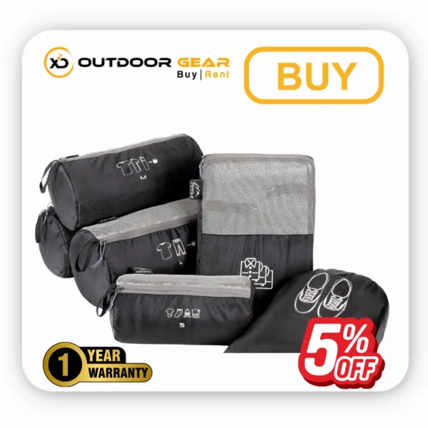 Tripole Organizer Pack - Cylindrical Shaped & Shirt Organizer- Set of 6