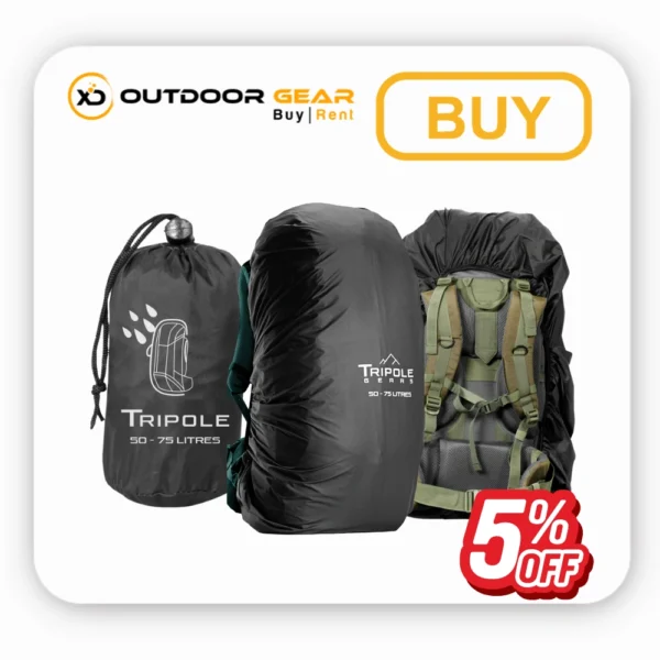 Tripole Rain Cover for Backpack & Rucksack 50 - 75 Litres in Bangalore Tripole Rain Cover for Backpack & Rucksack 50 - 75 Litres in Bangalore