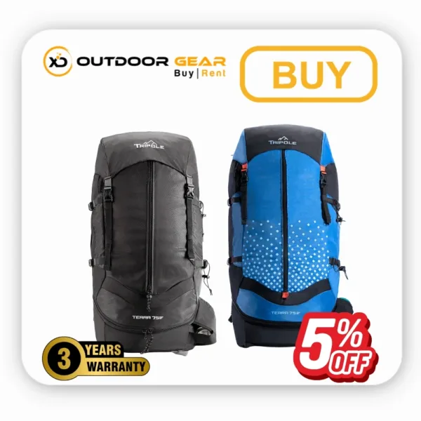 Tripole Terra 75L Trekking Rucksack in Bangalore | Buy Today