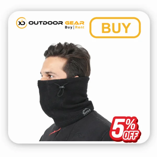 Tripole regular fit neck warmer displayed at Outdoor Gear Bangalore store Tripole regular fit neck warmer displayed at Outdoor Gear Bangalore store
