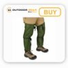 Anti Leech Socks - Olive green anti leech socks laid out with waterproof storage pouch