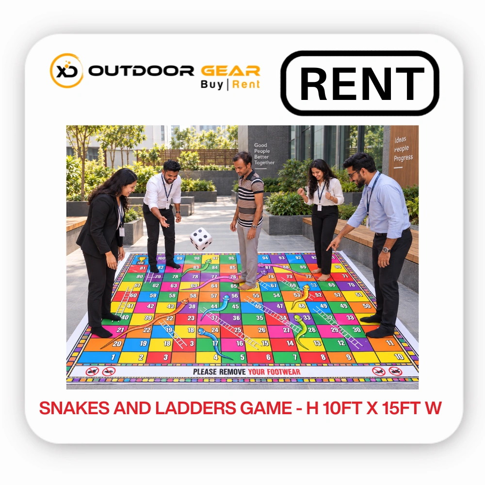 Snakes and Ladders Game For Rent in Bangalore – H 10ft x 15ft W
