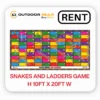 Rent a life-sized 10ft x 20ft Snake and Ladder game for your next corporate event or birthday party in Bangalore Rent a life-sized 10ft x 20ft Snake and Ladder game for your next corporate event or birthday party in Bangalore